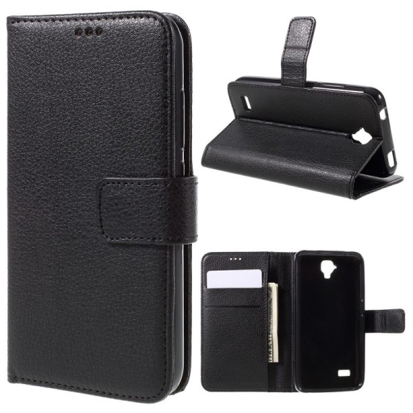 „Litchi“ atvēramais maciņš - melns (Y5)