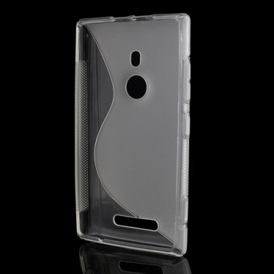 „Jelly Case“ skaidrus \ matinis Nokia Lumia 925 dėklas (dėkliukas) / Priedai.lt