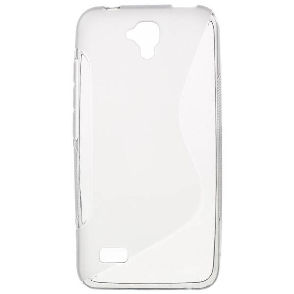 Cieta silikona (TPU) apvalks - dzidrs, pelēks (Y5)