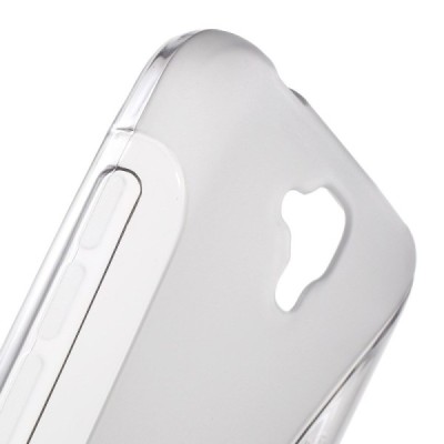 Huawei Y5 (Y560) cieta silikona (TPU) dzidrs, pelēks apvalks / Vacins.lv