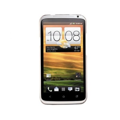 HTC One X plastmasas cd stila sudrabs apvalks / vacins.lv