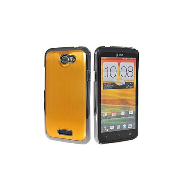 Šlifuoto metalo dėklas - auksinis (One X)