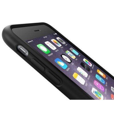 „Quad Lock“ Apple iPhone 6s Plus pastiprinātas aizsardzības melns apvalks / Vacins.lv