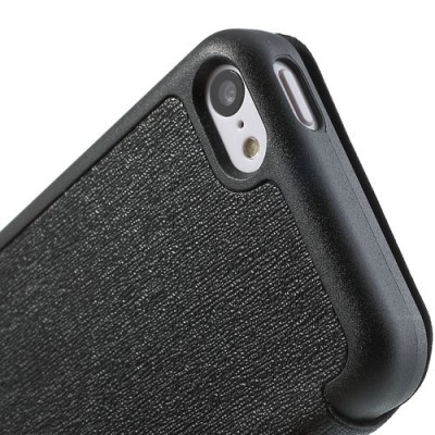 „Dolit“ JZZS atverčiamas Apple iPhone 5C juodas dėklas (dėkliukas) / Priedai.lt