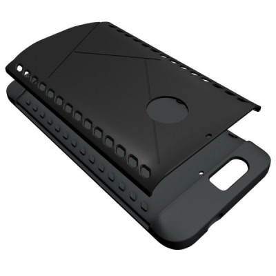 Huawei Nexus 6P pastiprinātas aizsardzības melns apvalks / Vacins.lv