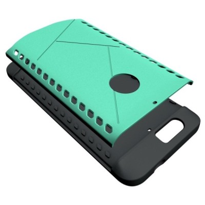 Sustiprintos apsaugos Samsung Huawei Nexus 6P mėtinis kieto silikono (TPU) ir plastiko dėklas / Priedai.lt