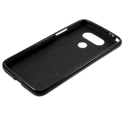LG G5 (H850) kieto silikono TPU juodas dėklas - nugarėlė / Priedai.lt