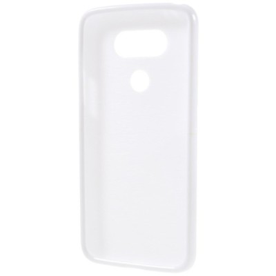 LG G5 (H850) kieto silikono TPU baltas dėklas - nugarėlė / Priedai.lt