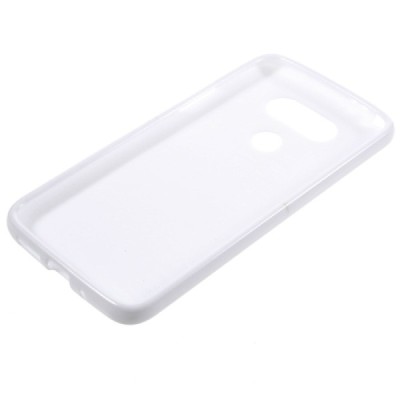 LG G5 (H850) kieto silikono TPU baltas dėklas - nugarėlė / Priedai.lt