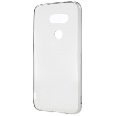 LG G5 (H850) dzidrs (caurspīdīgs) cieta silikona TPU pasaulē planākais pelēks apvalks / Vacins.lv