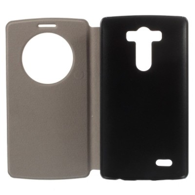 Atvēramais LG G3 rakstains maciņš - balts / Vacins.lv