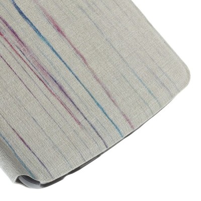 Atvēramais LG G3 rakstains maciņš - balts / Vacins.lv