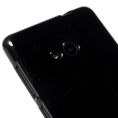 Microsoft Lumia 535 juodas Mercury kieto silikono (TPU) dėklas / Priedai.lt