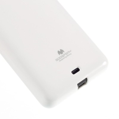 Microsoft Lumia 535 baltas Mercury kieto silikono (TPU) dėklas / Priedai.lt