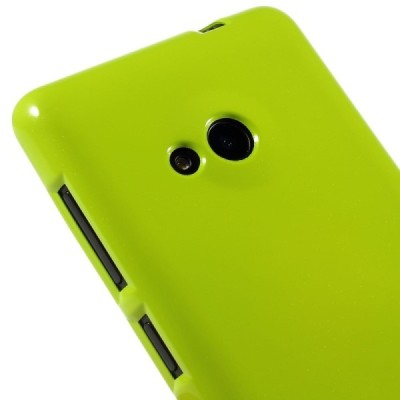 Microsoft Lumia 535 Mercury zaļš cieta silikona (TPU) apvalks / Vacins.lv