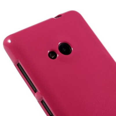 Microsoft Lumia 535 tamsiai rožinis Mercury kieto silikono (TPU) dėklas / Priedai.lt