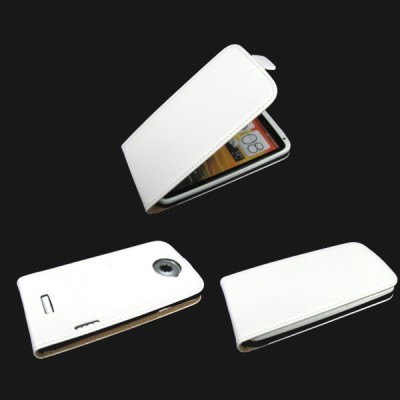 Atverčiamas HTC One X baltas dėklas / Priedai.lt