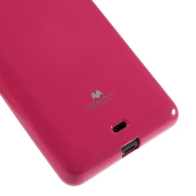Microsoft Lumia 535 tamsiai rožinis Mercury kieto silikono (TPU) dėklas / Priedai.lt