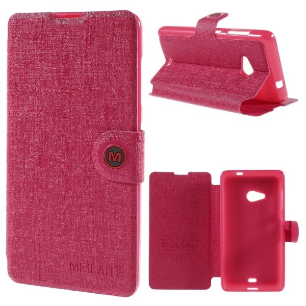 „Meilate“ atverčiamas dėklas - rožinis (Lumia 535)