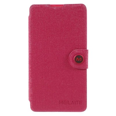 „Meilate“ atverčiamas rožinis Microsoft Lumia 535 dėklas (Dėkliukas) / Priedai.lt