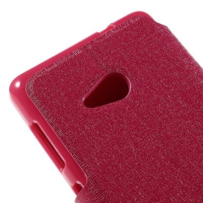 „Meilate“ atverčiamas rožinis Microsoft Lumia 535 dėklas (Dėkliukas) / Priedai.lt