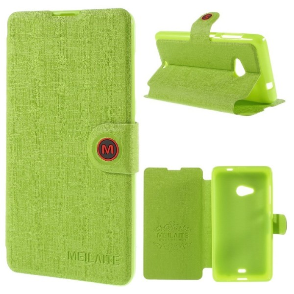 „Meilate“ atverčiamas dėklas - žalias (Lumia 535)