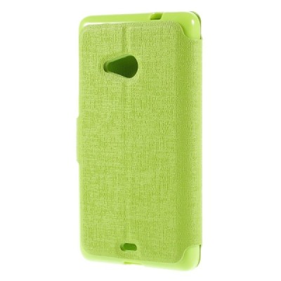 „Meilate“ atverčiamas žalias Microsoft Lumia 535 dėklas (Dėkliukas) / Priedai.lt