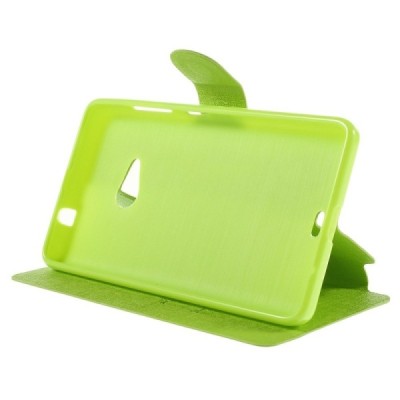 „Meilate“ atverčiamas žalias Microsoft Lumia 535 dėklas (Dėkliukas) / Priedai.lt