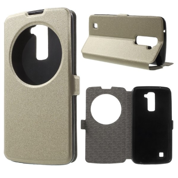 Atverčiamas dėklas su langeliu - auksinis (K10)