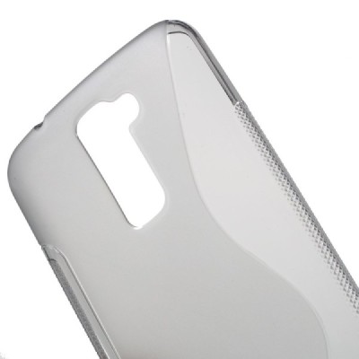 LG K10 (K420N) cieta silikona (TPU) dzidrs (pelēks) un matēts apvalks / Vacins.lv