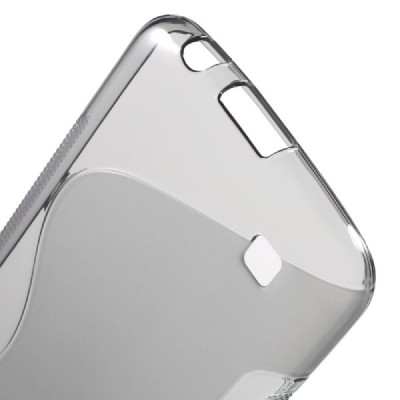 LG K10 (K420N) cieta silikona (TPU) dzidrs (pelēks) un matēts apvalks / Vacins.lv