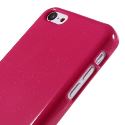 „Mercury“ Color kieto silikono (TPU) tamsiai rožinis Apple iPhone 5C dėklas (dėkliukas) / Priedai.lt