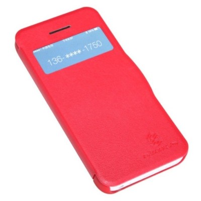 Apple iPhone 5c „Nillkin“ Fresh atvēramais sarkans futrālis / Vacins.lv