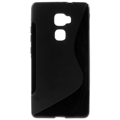 Huawei Mate S cieta silikona (TPU) melns un matēts apvalks / Vacins.lv