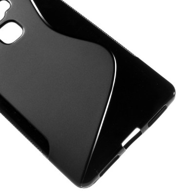 Huawei Mate S cieta silikona (TPU) melns un matēts apvalks / Vacins.lv