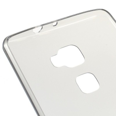 Huawei Mate S dzidrs (caurspīdīgs) cieta silikona TPU pasaulē planākais pelēks apvalks / Vacins.lv