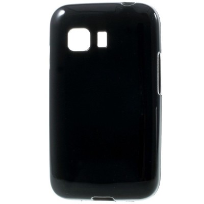Samsung Galaxy Young 2 (G130) cieta silikona (TPU) melns apvalks / vacins.lv