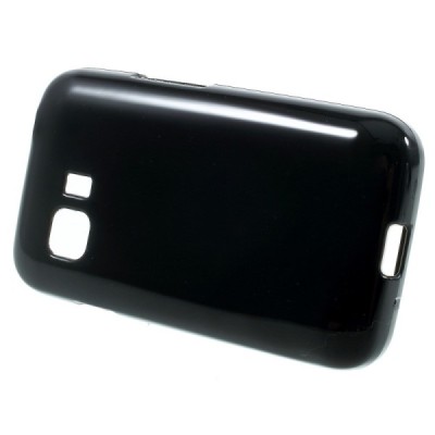 Samsung Galaxy Young 2 (G130) cieta silikona (TPU) melns apvalks / vacins.lv