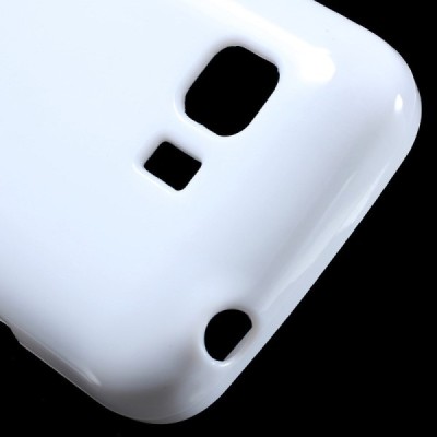 Samsung Galaxy Young 2 (G130) kieto silikono TPU baltas dėklas - nugarėlė / Priedai.lt