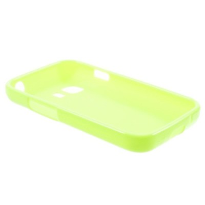 Samsung Galaxy Young 2 (G130) kieto silikono TPU žalias dėklas - nugarėlė / Priedai.lt