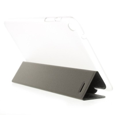 Huawei MediaPat T1 8 (Honor S8 (701W)) atvēramais pelēks maciņš / Vacins.lv