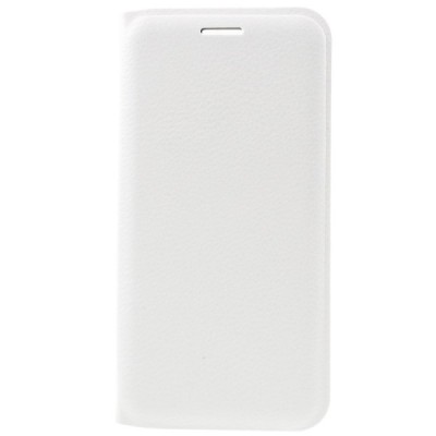 Samsung Galaxy A3 (2016) A310 balts atvēramais Smart Wallet ādas maciņš - maks / Vacins.lv