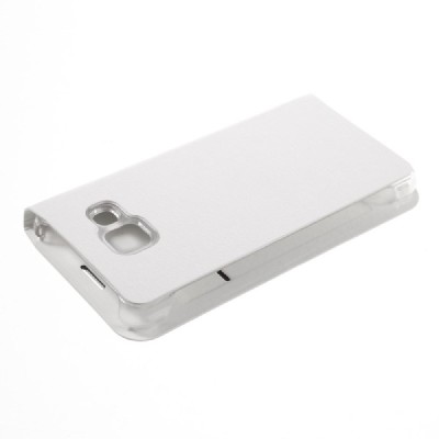 Samsung Galaxy A3 (2016) A310 balts atvēramais Smart Wallet ādas maciņš - maks / Vacins.lv