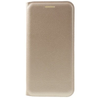 Samsung Galaxy A3 (2016) A310 zelta atvēramais Smart Wallet ādas maciņš - maks / Vacins.lv