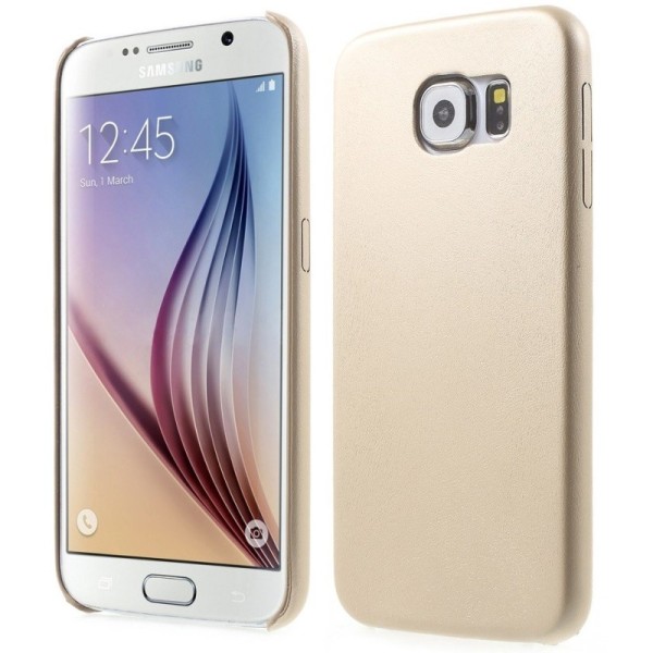 Slim Leather ādas apvalks - smilšains (Galaxy S6)