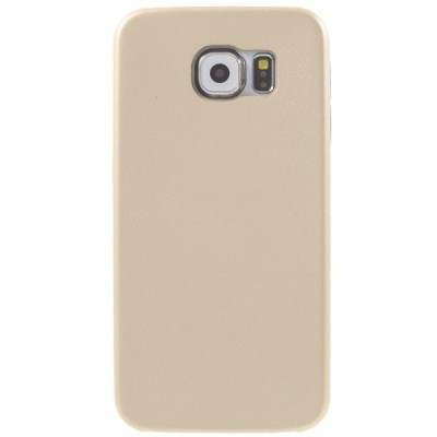 Slim Leather Samsung Galaxy S6 G920F smilšains ādas apvalks / Vacins.lv