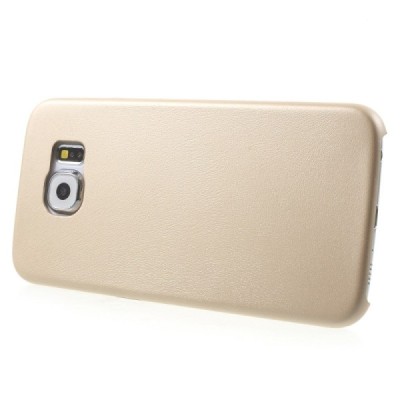 Slim Leather Samsung Galaxy S6 G920F smilšains ādas apvalks / Vacins.lv