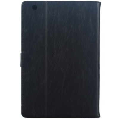 Sony Xperia Tablet Z4 „Retro“ atvēramais melns ādas maciņš / Vacins.lv