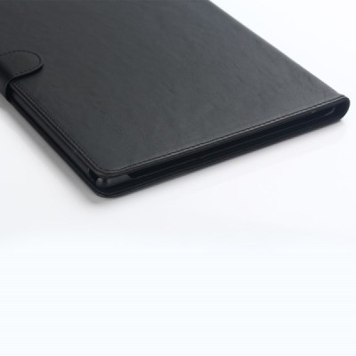 Sony Xperia Tablet Z4 „Retro“ atvēramais melns ādas maciņš / Vacins.lv