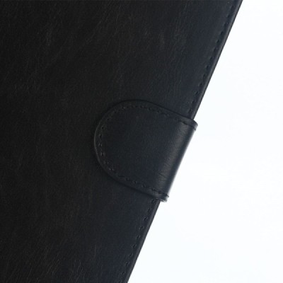 Sony Xperia Tablet Z4 „Retro“ atvēramais melns ādas maciņš / Vacins.lv